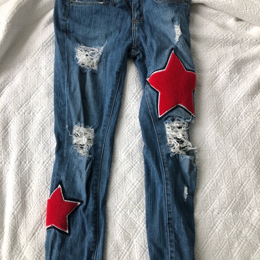 LF LOW RISE SKINNY JEANS